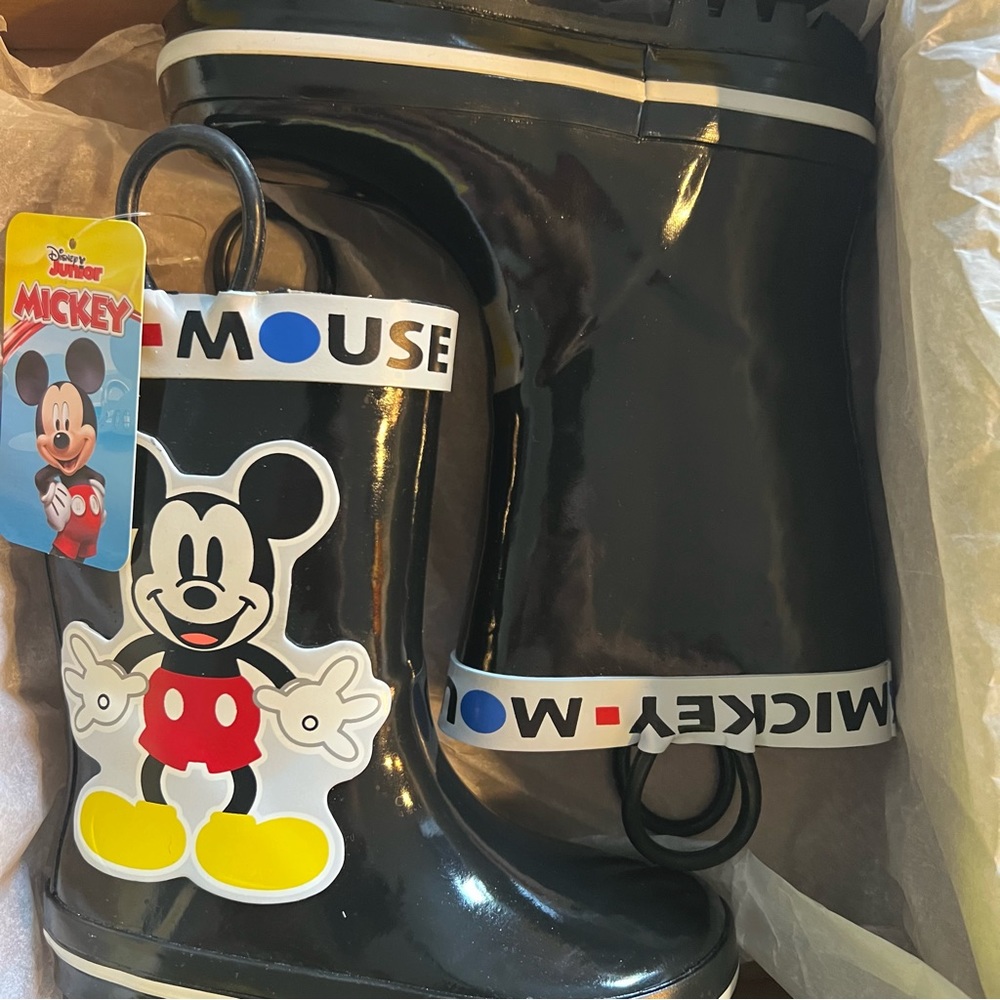 New Disney  Mickey Mouse Rubber Rainboots